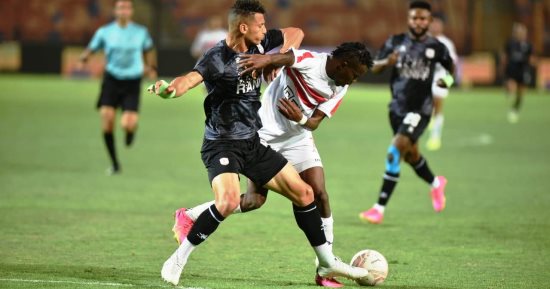 الزمالك يحافظ على تقدمه أمام فاركو 2 / 1 بعد مرور 75 دقيقة