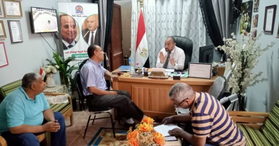 استلام مكتب بريد مركز الخدمات بأبو مناع غرب فى قنا  ضمن "حياة كريمة"