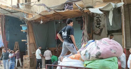 تحرير 320 مخالفة خلال حملة مكبرة لإزالة الإشغالات بشوارع ملوى جنوب المنيا 
