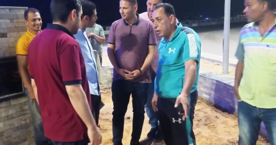 رئيس جهاز النوبارية الجديدة فى جولة لمتابعة أعمال التطوير بالمدينة