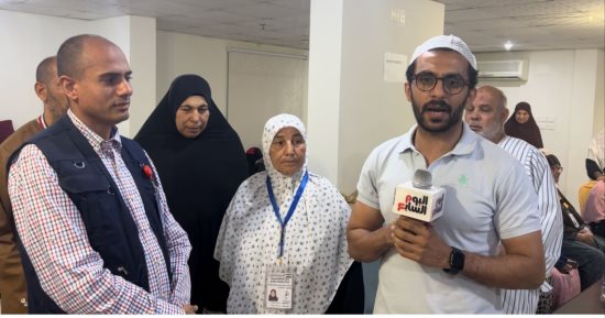 "اليوم السابع" مع حجاج بيت الله الحرام من مكة المكرمة.. فيديو 