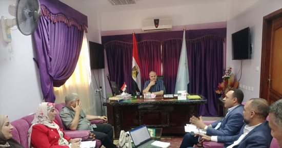 مناقشة خطة عمل مشروع التعليم المجتمعى بمدارس محافظة كفر الشيخ
