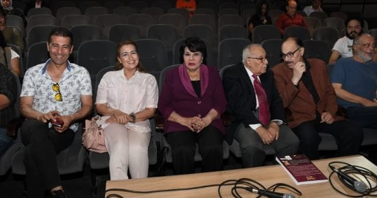 الاحتفال بعيد ميلاد المخرج محمد فاضل فى الهناجر بحضور فردوس عبد الحميد وسيمون