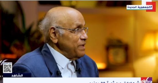 يوسف القعيد لـ"إكسترا نيوز": الإخوان مغتصبون للوطن ولم أتخيل استمرارهم فى الحكم وأحرقوا جزءا من تاريخ مصر فى فيلا هيكل.. 30 يونيو ثورة شعبية مكتملة الأركان والجماعة كانت ضد الثقافة لأنها إبداع إنسانى