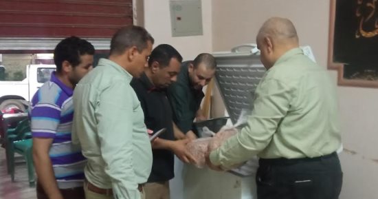 تحرير 37 مخالفة متنوعة خلال حملة تموينية فى 4 مراكز بالمنيا