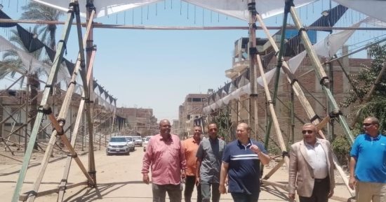 نائب محافظ الجيزة يتفقد الحالة العامة للنظافة بكرداسة وأوسيم