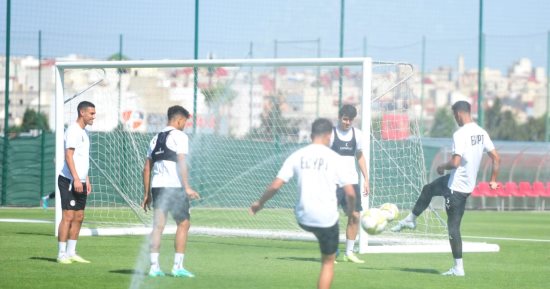 منتخب مصر الأولمبى يتقدم على المغرب بعد 15 دقيقة فى نهائى أمم أفريقيا
