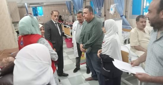 وكيل "صحة المنوفية" يتفقد مستشفى الشهداء المركزى لمتابعة جاهزيته لاستقبال العيد