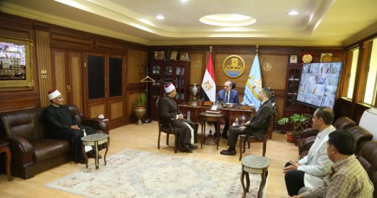 محافظ كفر الشيخ يستقبل المهنئين بعيد الأضحى المبارك.. صور