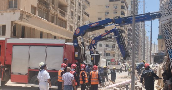 تجديد حبس المقاول ومالك الطابق 14 بعقار الإسكندرية المنهار 15 يوما