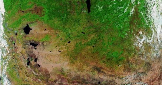 الأرض فى أول صورة من القمر الصناعى الروسى Meteor-M