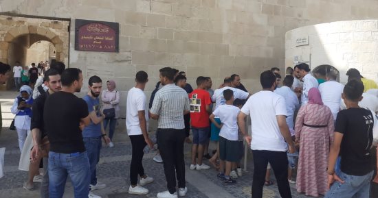 إقبال كبير على قلعة قايتباى بالإسكندرية خلال أيام عيد الأضحى المبارك