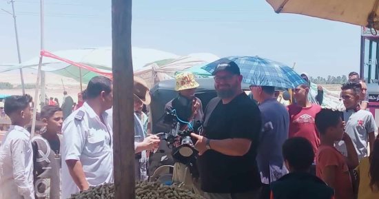 وفد أسترالى يزور منطقة البهنسا الأثرية بالمنيا للتعرف على معالمها وإنتاج فيلم وثائقى