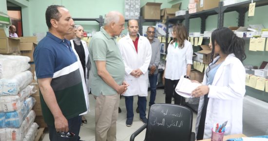 محافظ الجيزة يتفقد مستشفيات الوراق المركزى والتحرير العام لمتابعة سير العمل