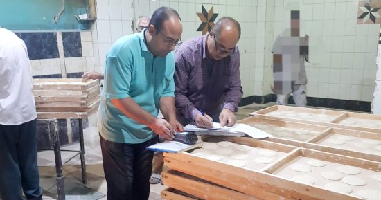 وكيل تموين الدقهلية يقود حملة تموينية على عدد من المخابز في ميت غمر.. صور