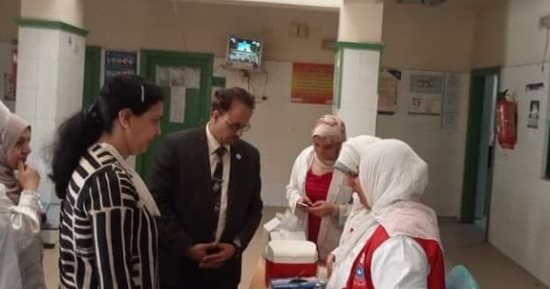 وكيل وزارة الصحة بالمنوفية يتفقد الخدمات الطبية بمستشفى تلا