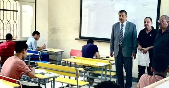طلاب أدبى الثانوية الأزهرية بالإسكندرية يؤدون امتحان مادتى الصرف والإنشاء 