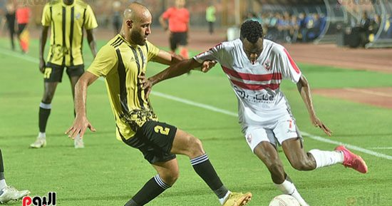 الزمالك يضغط المقاولون فى أول 15 دقيقة