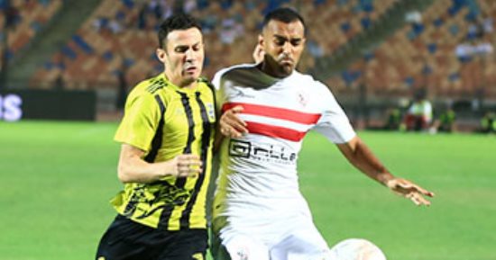 فادى فريد يسجل أول أهداف المقاولون فى شباك الزمالك