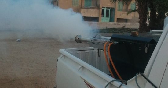 مجلس مدينة سفاجا : 12 فرقة لتنفيذ برنامج مكافحة البعوض والحشرات الطائرة
