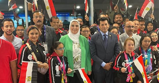 رئيس جامعة حلوان يهنيء طلاب وكوادر الجامعة الفائزين بالأولمبياد الخاص ببرلين 2023