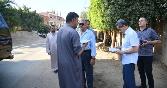 جولة مفاجئة لمحافظ الغربية لمتابعة أعمال النظافة ببسيون وكفر الزيات