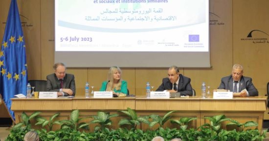 "القمة الأورومتوسطية" تناقش قضايا التحول الرقمي وندرة المياه بمكتبة الإسكندرية