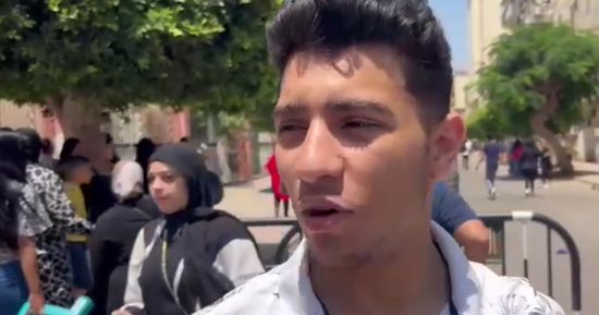 طلاب الثانوية العامة ببورسعيد: توقعنا الإمتحان يكون أسهل من كده