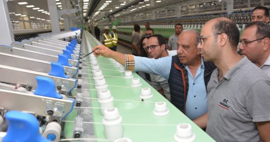 مصنع غزل 4 بشركة المحلة جاهز للافتتاح بطاقة 15 طنا يوميا.. التفاصيل
