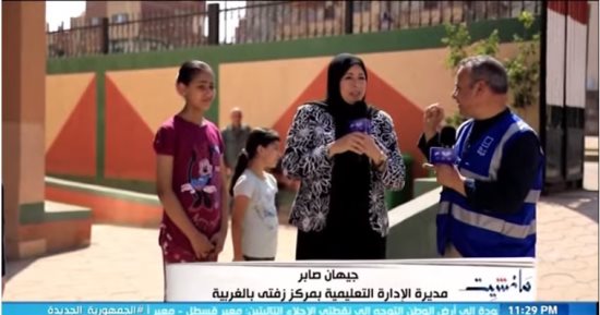 "مانشيت" يستعرض إنجازات "حياة كريمة" بمدرسة الشهيد طلبة السايح بقرية نهطاى بالغربية