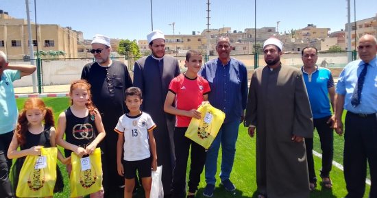 أطفال شمال سيناء يقبلون بكثافة على برنامج وزارة الأوقاف الصيفى في المساجد