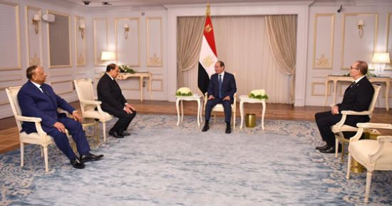 الرئيس السيسي يشهد حلف اليمين لرؤساء محكمة النقض والنيابة الإدارية وقضايا الدولة