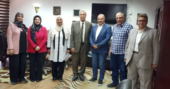  رئيس مياه الدقهلية يناقش ترفيق مساكن الجلاء وشرق المنصورة 