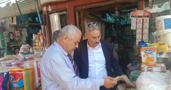 39 مخالفة تموينية خلال حملات رقابية فى 3 مراكز بالمنيا