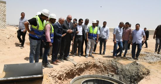 أهم المعلومات عن مشروع الصرف الصحى بمدينة الأمل فى نجع حمادى بقنا