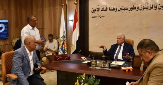 محافظ جنوب سيناء يستقبل رئيس "تعمير سيناء" لبحث خطة الجهاز