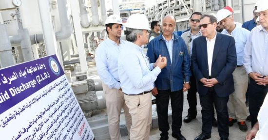 وزير البترول يتابع العمل بمصفاة شركة الإسكندرية الوطنية للتكرير والبتروكيماويات