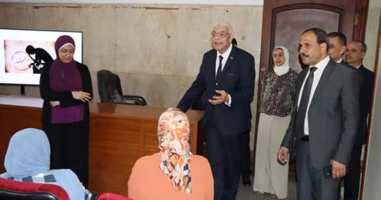 رئيس جامعة المنوفية يشهد انطلاق البرنامج التدريبى لرفع وعى الرائدات الريفيات