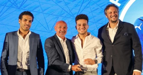 وليد الكرتى أفضل لاعب فى بيراميدز ومصطفى فتحى الهداف بحفل التكريم السنوى.. صور