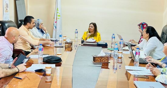 إيمان كريم تناقش نظام التعليم الدمجى مع خبراء وزارة التربية والتعليم