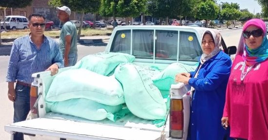 ضبط نصف طن دقيق بلدى مدعم قبل بيعه بالسوق السوداء فى الإسماعيلية 