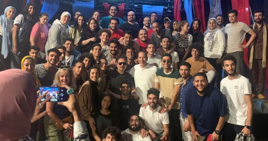 خالد عبد السلام يواصل تدريباته في "ورشة الإلقاء" بمهرجان المسرح المصري 
