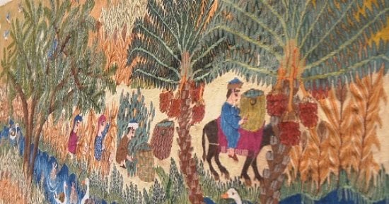 النسيج من الحرانية للعالمية.. أهالى القرية يبدعون فى فن رسم السجاد على النول من وحى الطبيعة.. ركن خاص للسجاد المصرى فى كبرى المتاحف العالمية.. والأسعار تبدأ من 10 آلاف جنيه.. والفنان شريك وليس عاملا