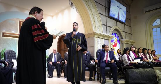 أندريه زكى يشهد تنصيب القس ثروت موسى راعيا شريكا لكنيسة الإبراهيمية بالإسكندرية