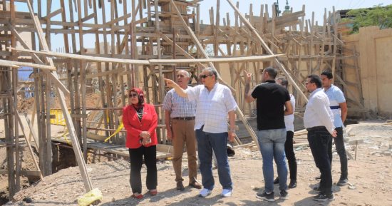 رئيس جامعة كفر الشيخ يتفقد الموقع العام للمدينة الطبية بالجامعة