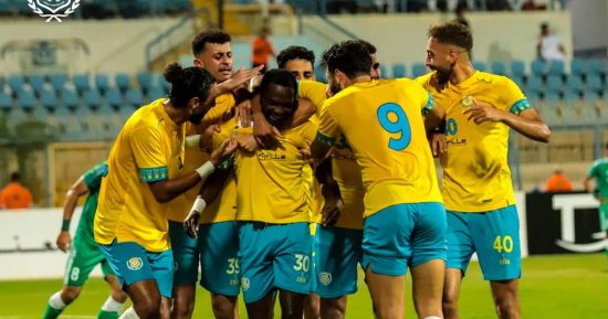 "هاتريك" ياو أنور يضع الإسماعيلى فى المقدمة أمام الاتحاد بالشوط الأول