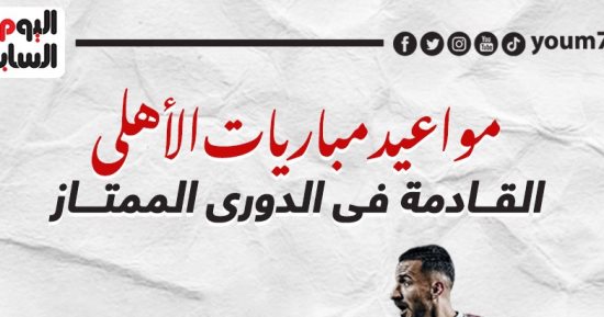 4 مباريات تفصل الأهلى عن ختام الدوري.. إنفو جراف 