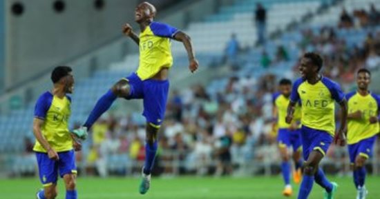 النصر السعودى يكتسح فارينزى البرتغالى بخماسية وديا فى غياب رونالدو.. صور