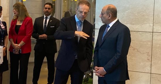وزير الطيران والسفير البريطانى يدشنان أول رحلة لمصر للطيران من القاهرة إلى مانشستر البريطانية .. سفير بريطانيا فى القاهرة خلال الاحتفالية: “بإذن الله مزيدا من الرحلات لدعم السياحة المصرية .. فيديو وصور 