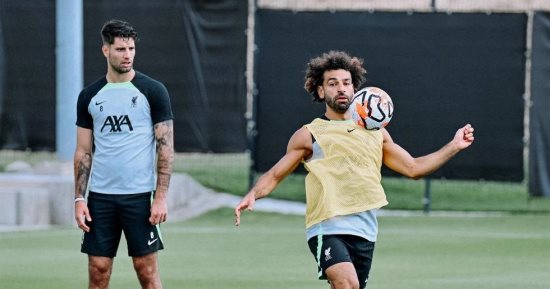 محمد صلاح يتدرب بجدية مع ليفربول استعدادًا للموسم الجديد.. فيديو